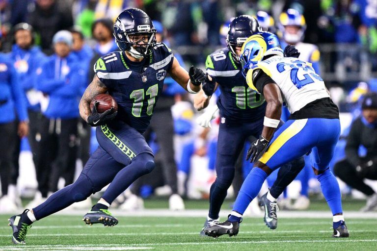 Bei den Seahawks wird viel auf Jaxon Smith-Njigba ankommen. ⇒APA