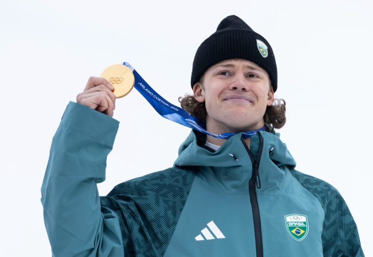 Braathen zeigte sich bei der Siegerehrung sehr gerührt. Noch nie gab es für Brasilien eine Goldmedaille bei Winterspielen.⇒gepa