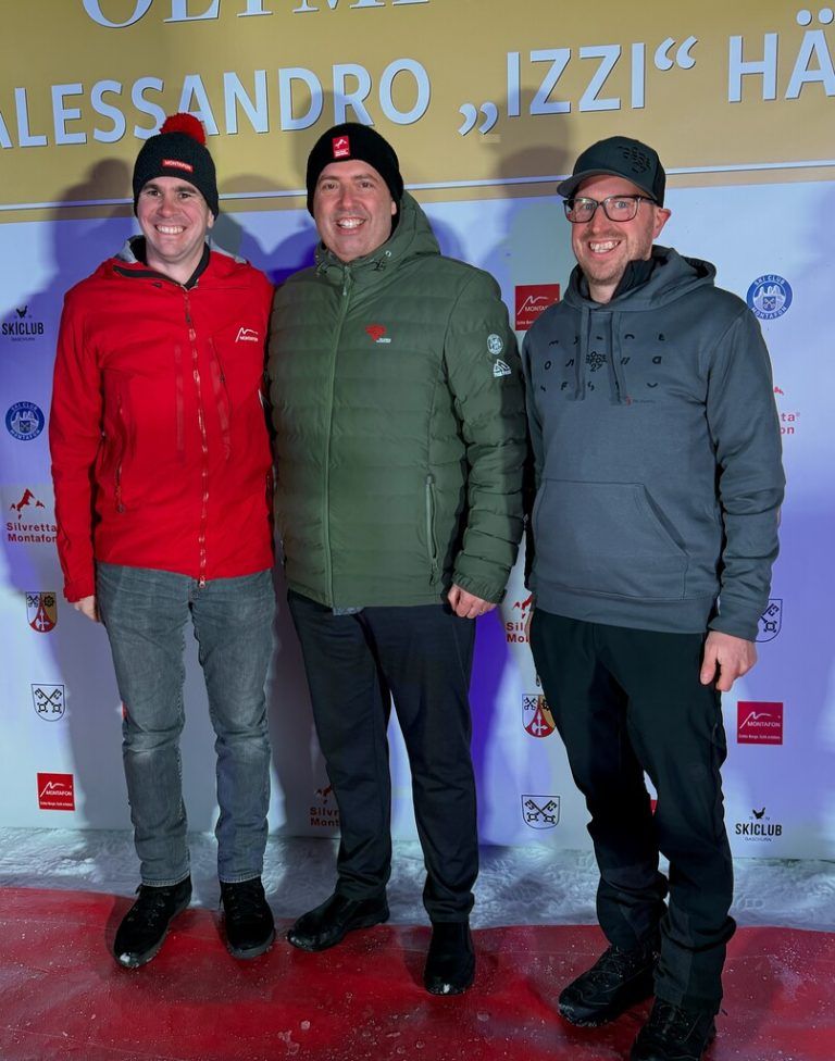 Daniel Tagwerker, Manuel Bitschnau und der Moderator des Abends Josef Manahl.