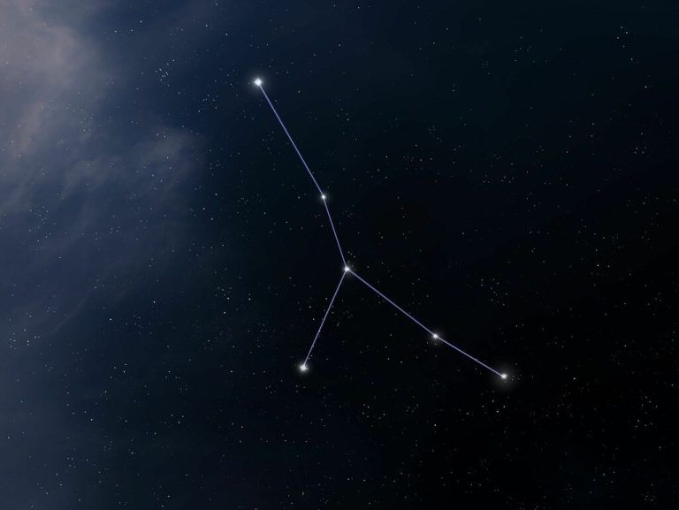 Das Sternbild Krebs im Weltraum.⇒Shutterstock