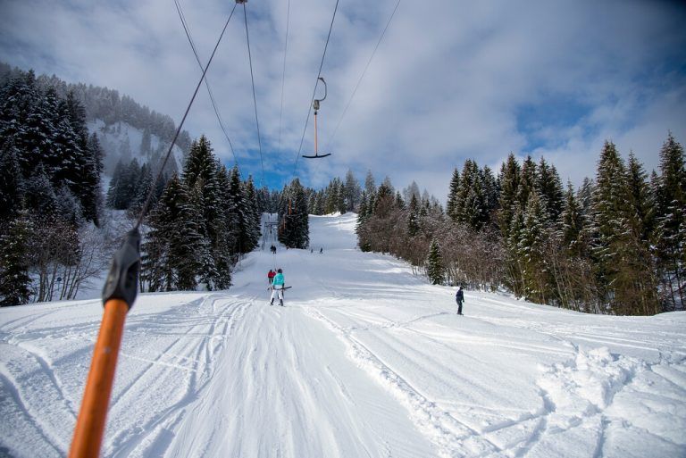 Der Heumöser-Skilift im Ebnit.⇒Kostelac