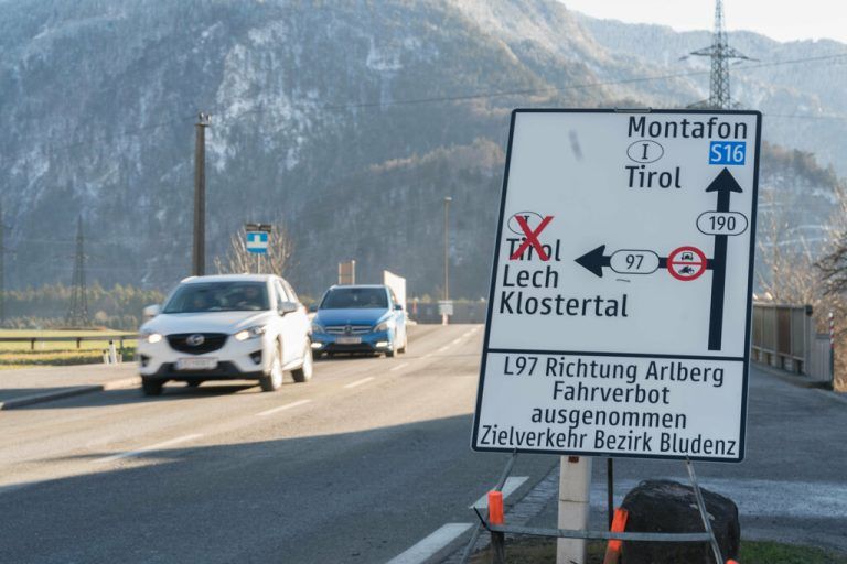 Abfahrverbot wieder in Kraft