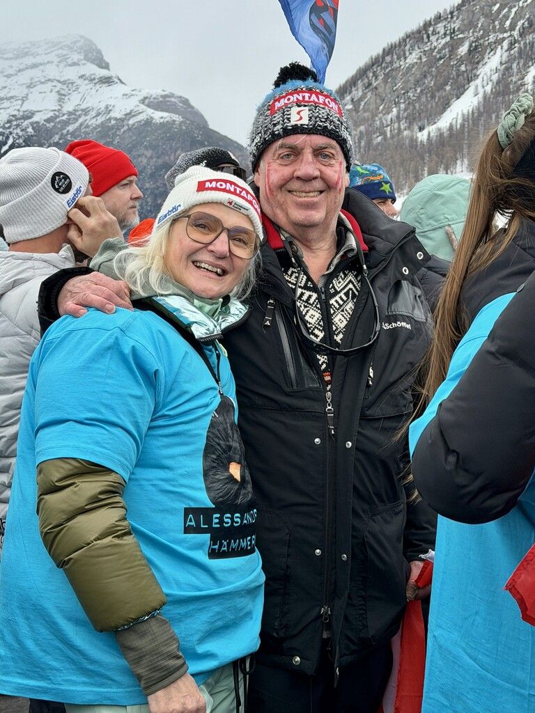 Glückliche und stolze Eltern:Caterina und Hanno Hämmerle.