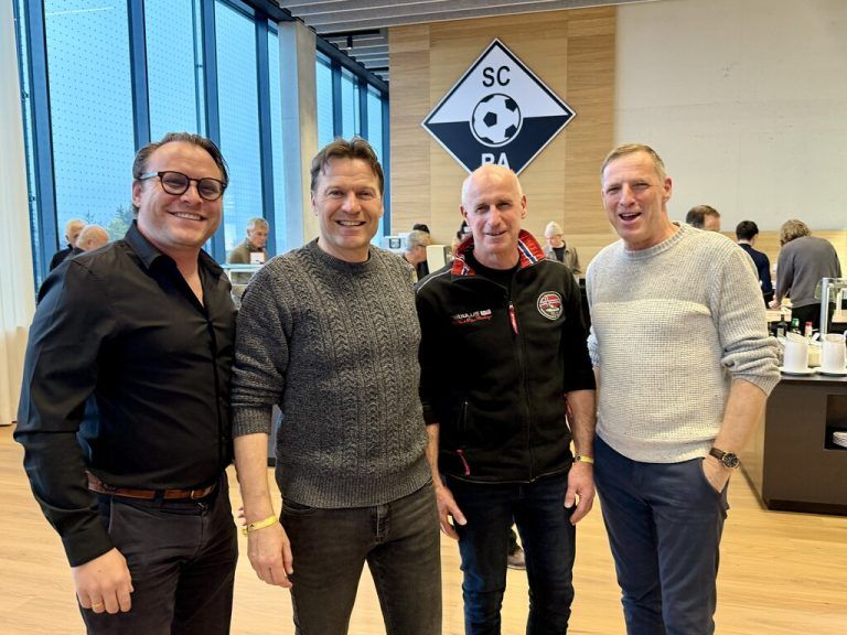 Hatten viel Spaß: Manuel Hehle, Hannes Fehr, Stefan Pirker, Michael Stocker.