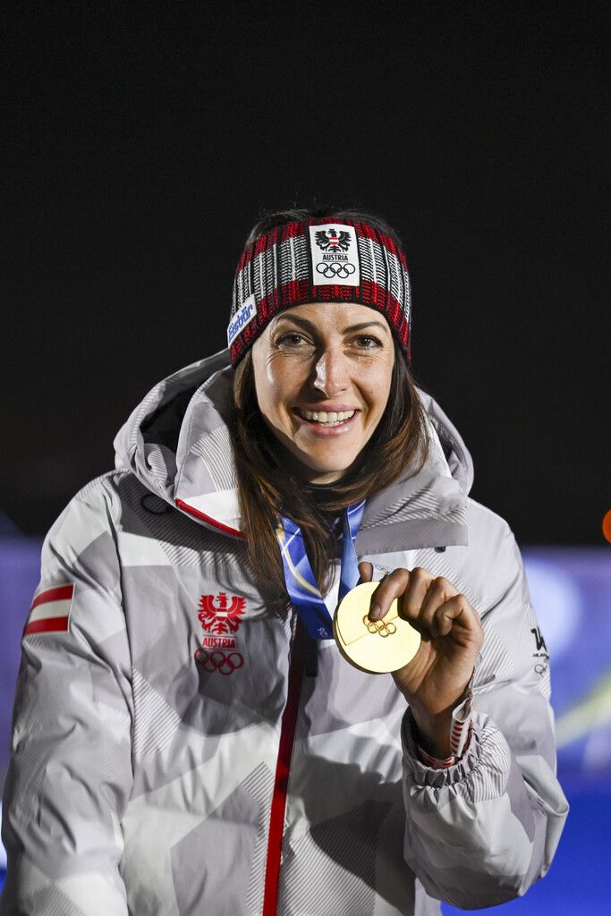 Janine Flock hatte 2018 in Pyeongchang trotz Führung eine Olympia-medaille verpasst. Dieses Jahr war es nun endlich so weit. ⇒GEPA