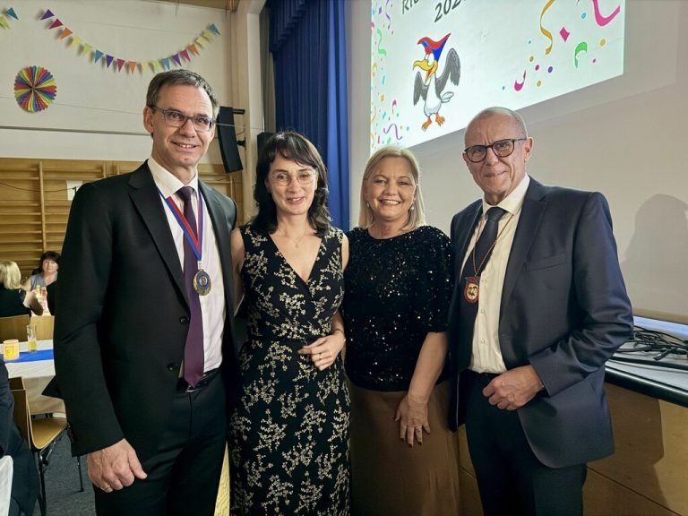 Markus und Sonja Wallner sowie Marion und Walter Gohm hatten viel Spaß auf dem Ball. Lutz (7)