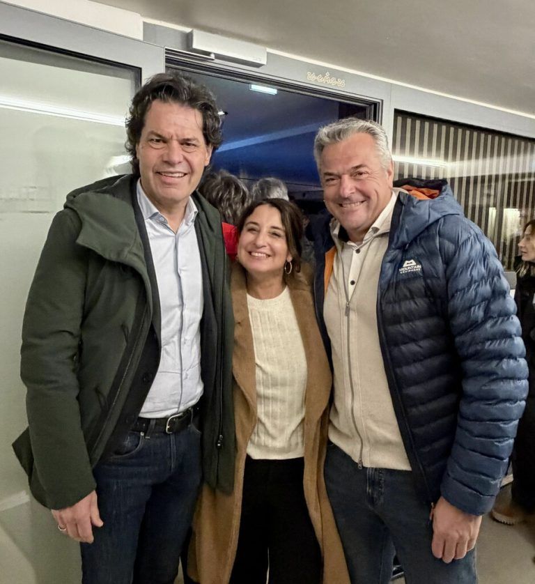 Bürgermeister Manfred Rädler, Angela Bont und Bernhard Kiener.