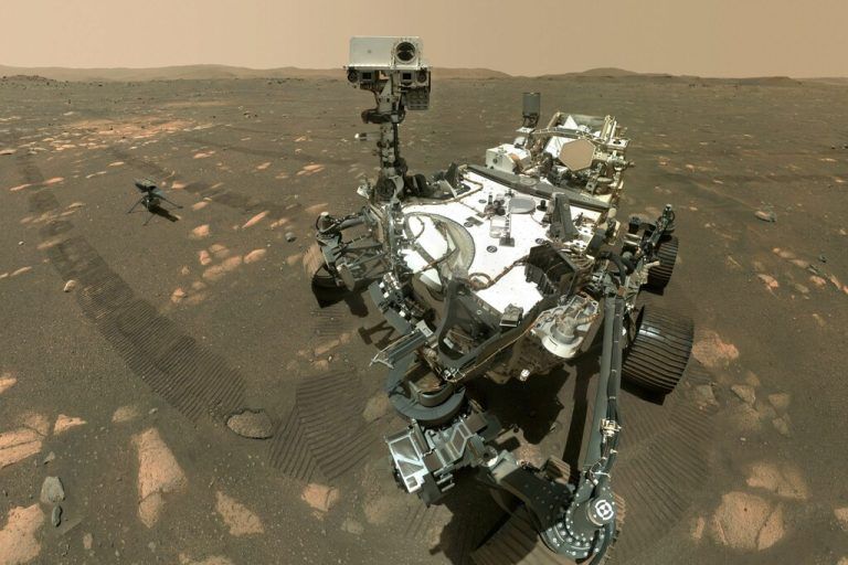 Der Rover Perseverance auf dem Mars. ⇒nasa
