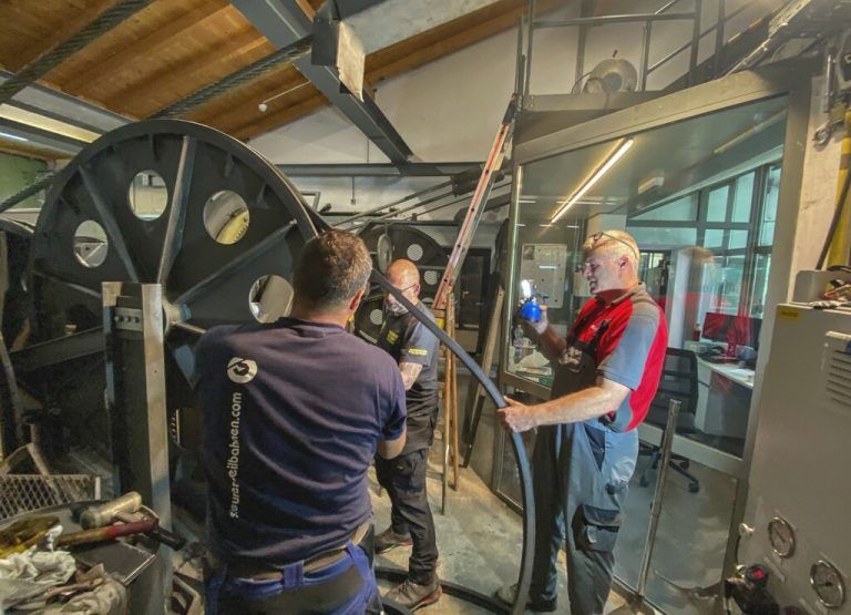 Die Revisionsarbeiten starten am Montag.⇒Kostelac