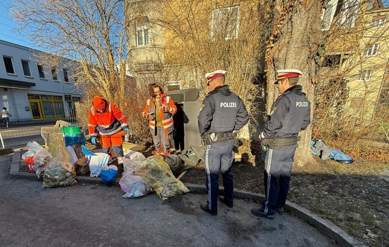Die „Soko Müll“.⇒stadt Bludenz