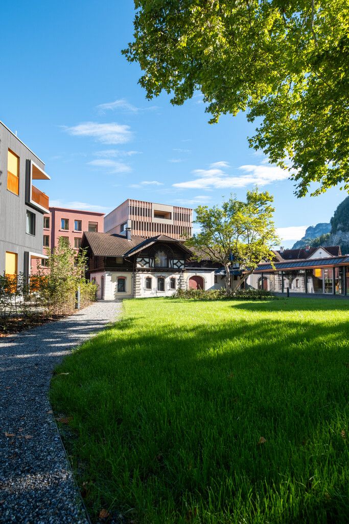 Rathaus und Park.⇒Simon Egle