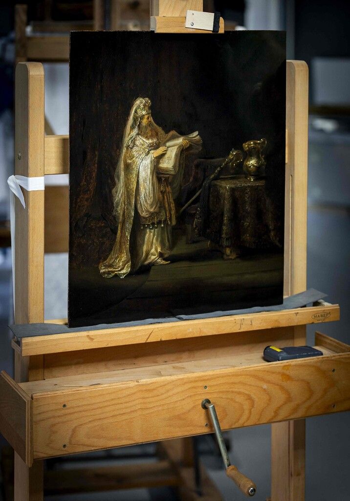 Rembrandt van Rijns „Die Vision des Zacharias im Tempel“ (1633). ⇒ANP/AFP