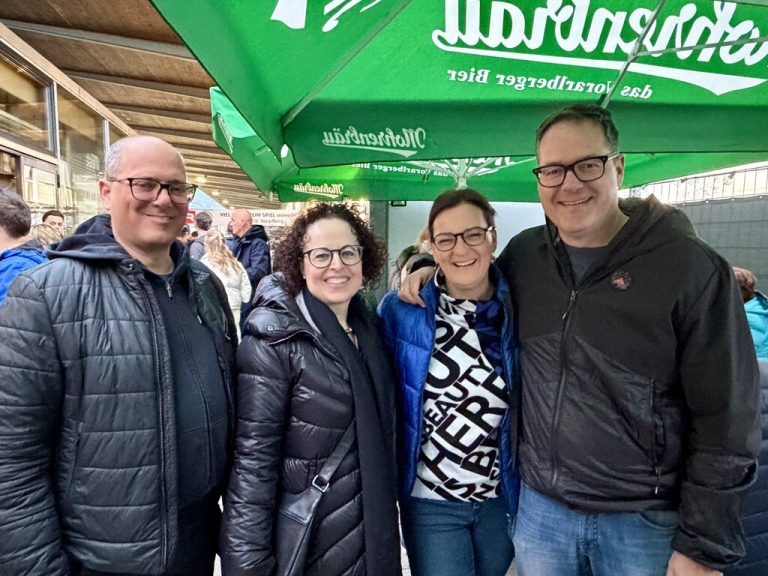 Andreas Schwarz, Christine Schwarz-Fuchs, Beatrix und Martin Jäger.