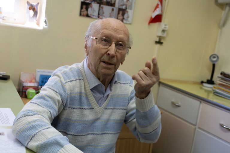 Der 95-Jährige erinnert sich lebhaft an die Folgen des Unglücks im Jahr 1986.Hartinger (4), dünser, archiv