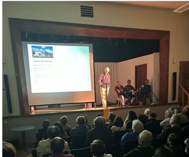 Der Infoabend in Göfis war gut besucht. ⇒ZVG