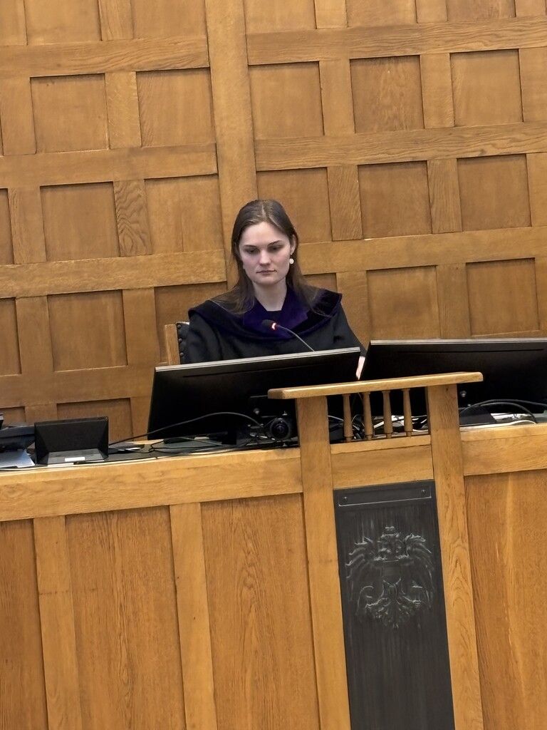 Die Vorsitzende des Schöffensenats, Richterin Lea Gabriel.⇒Frick