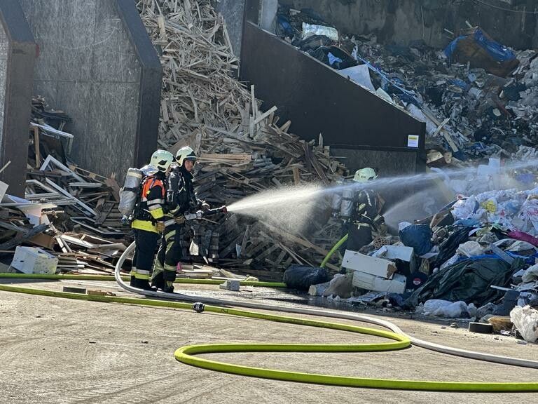Brand in Restmüll