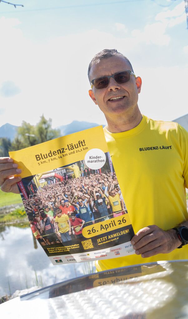 Für Rennleiter und Organisator Richard Föger ist Bludenz läuft ein Herzens-projekt.⇒Klaus Hartinger, Gepa/lerch