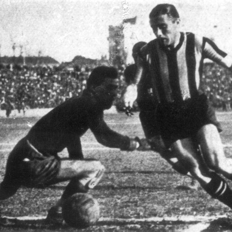 Giuseppe Meazza, erster italienischer Superstar. ⇒Archiv Schwald