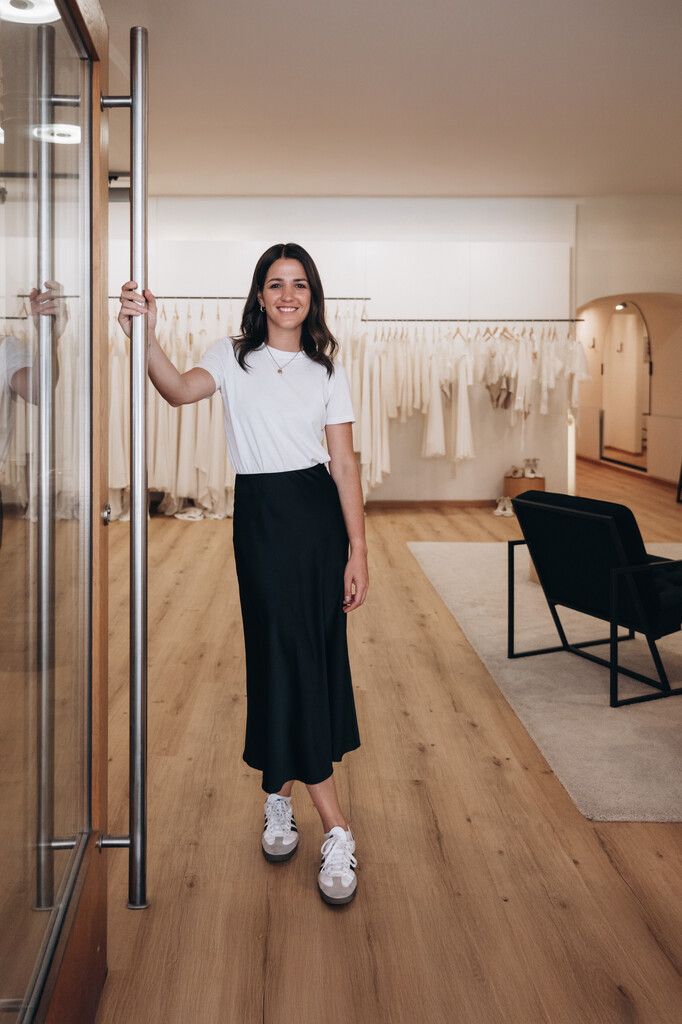 Im Atelier von Carmen Müller entstehen Brautkleider mit viel Liebe zum Detail.müller, Altrichter, Buero ludwina/Martin