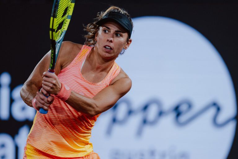 Julia Grabher spielt heute in der zweiten Runde von Madrid. ⇒Gepa