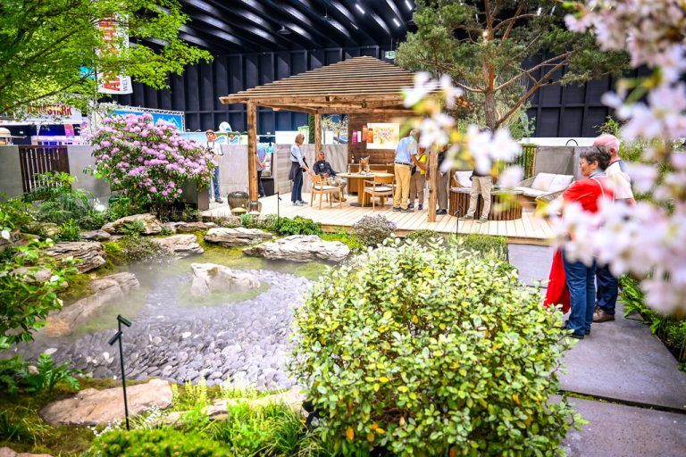 Neu war der Bereich Garten, in dem aufwendig gestaltete Schaugärten präsentiert wurden. ⇒mittelberger