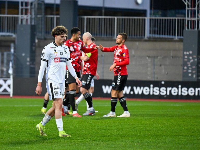 Schwere Zeiten bei SW Bregenz: Über Tore jubeln fast nur die Gegner.GEPA/Lerch