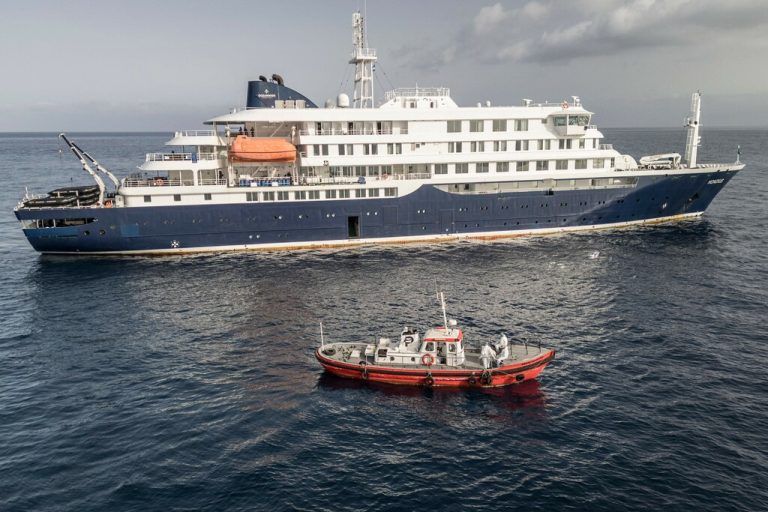 Auf dem holländischen Kreuzfahrtschiff „Hondius“ brach das Virus aus.⇒APA