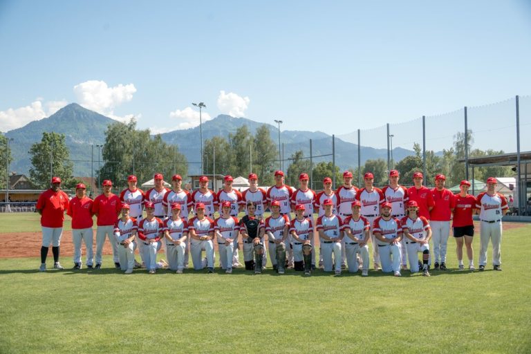 Das österreichische Nationalteam feierte bei der Premiere der Alpine International Baseball Trophy einen gelungenen Einstand.⇒Birgit Riedmann