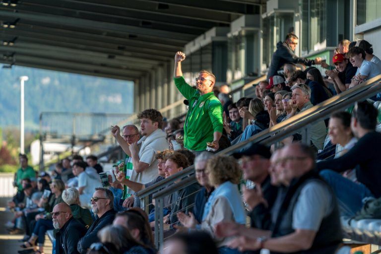 Der Anschlusstreffer in der 63. Spielminute sorgte für aufkeimende Hoffnung auf der Tribüne.⇒stiplovsek (6)f