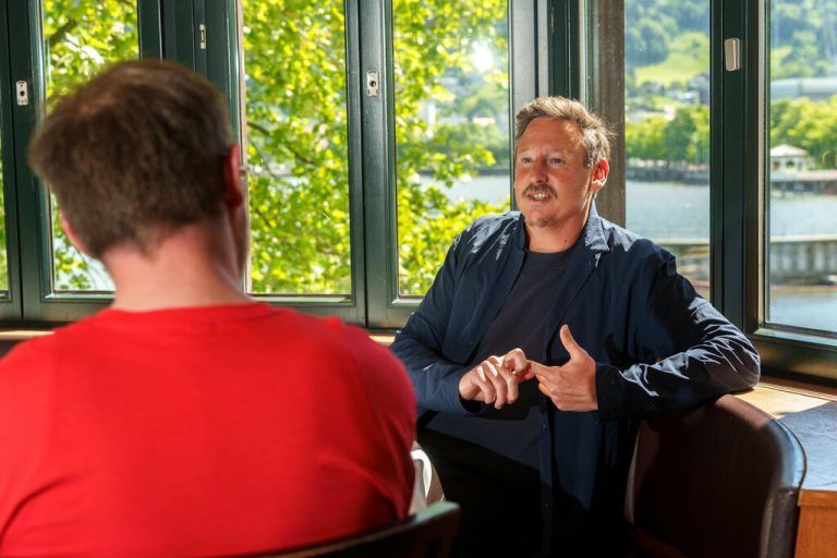 Die NEUE am Sonntag hat Markus Rhomberg im Bregenzer Wirtshaus am See getroffen.