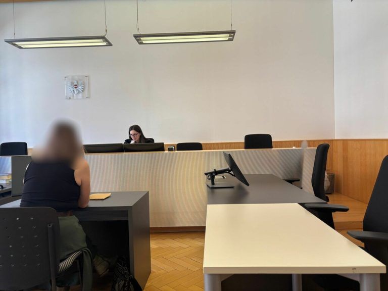 Für die Angeklagte ist ein Teil der Geschichte selbst unverständlich.⇒Frick