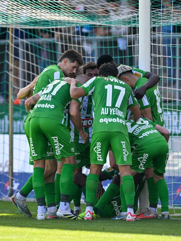 Gewinnen die Grün-Weißen morgen, können sie ganz sicher den Aufstieg bejubeln. ⇒GEPA/Lerch (2)