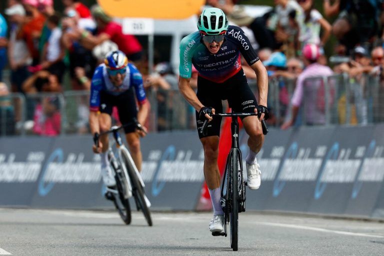 Gigantisch: Felix Gall ist beim Giro weiter klar auf Podestkurs.⇒AFP