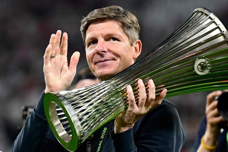 Glasner verabschiedet sich mit einem Europacup-Titel. ⇒AFP