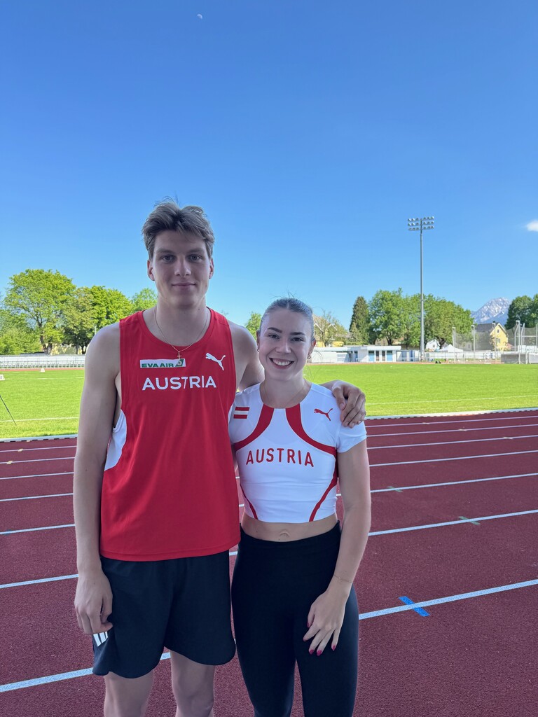 Rekord-Duo: Michael Gantner (l.) und Isabel Posch. ⇒VLV/T.Posch