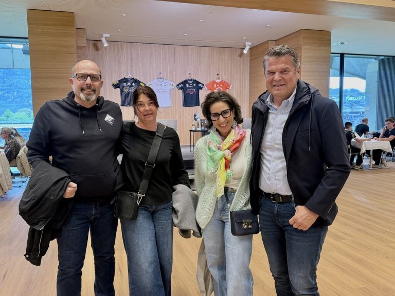 Thomas und Tanja Stemer, Beate und Raimund Wachter.