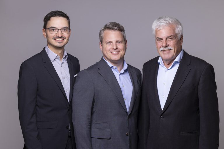 BDO-Führungstrio (v.l.): Markus Klösges, Christian Gerstgrasser, Kurt Gerstgrasser. ⇒Carola Eugster