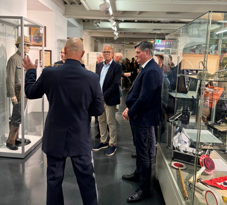Die Museumswelt Frastanz eröffnete am Mittwoch die Ausstellung zur Geschichte der Gendarmerie.⇒LPD Vorarlberg/Emma Giselbrecht (2)