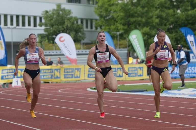 Isabel Posch hat in St. Pölten über 100 Meter ÖLV-Geschichte geschrieben.⇒ÖLV / Alfred Nevsimal