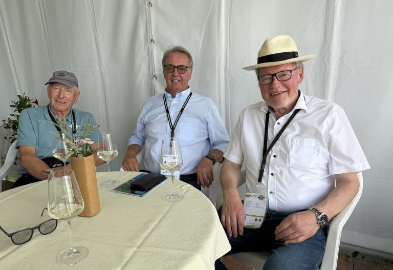 Verdiente Meeting-Unterstützer: Armin Hug, Hermann Metzler, Werner Huber (v.l.).