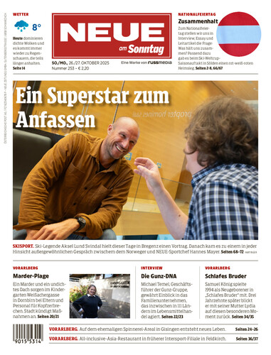 Hier geht's zum E-Paper der NEUE